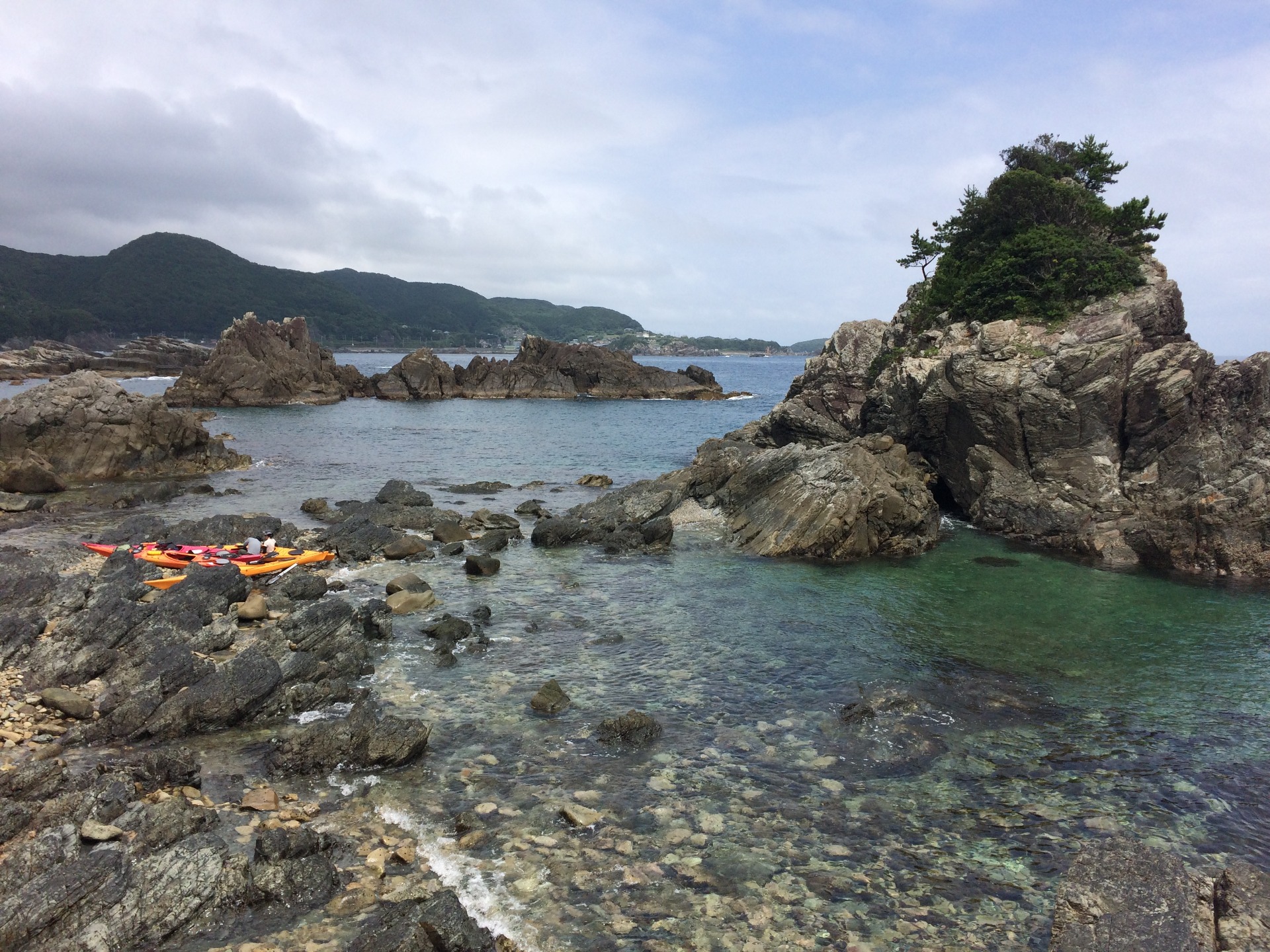 すさみ海岸シーカヤック