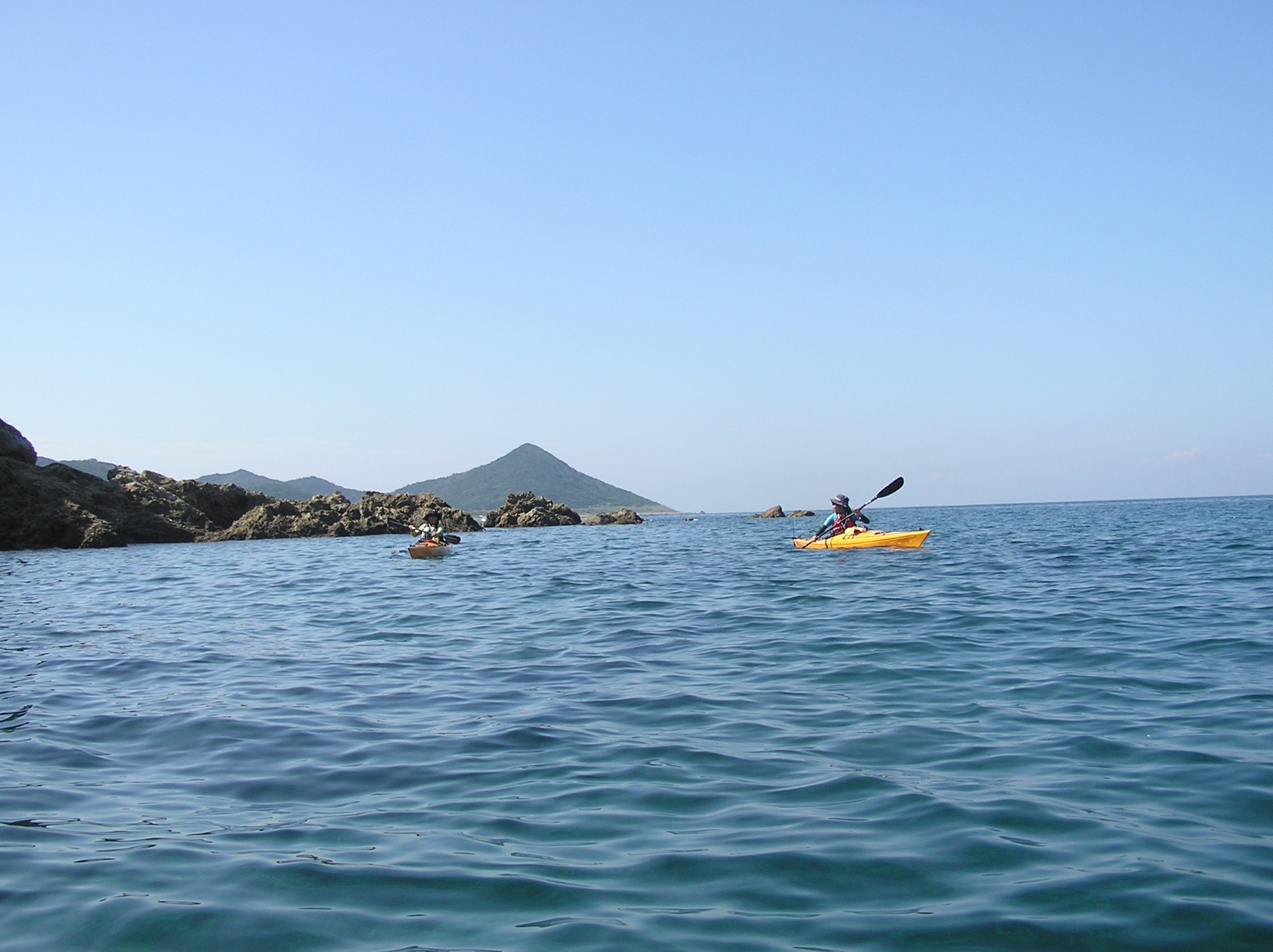 産湯海岸カヤックツーリング