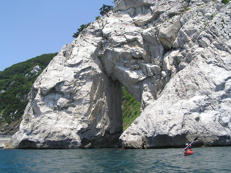 白崎海岸　シーカヤック
